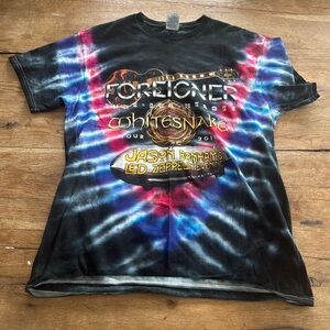 FOREIGNER & WHITESNAKE 2018 Tour Shirt M